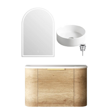 Bondi 750mm Wall Hung Vanity Package With Shaving Cabinet